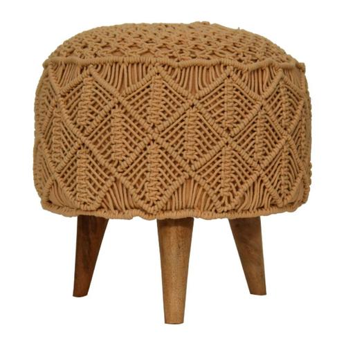 Tabouret De Moutarde De Crochette