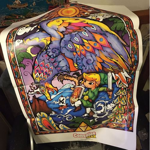 Poster Grand Format The Legend Of Zelda Wind Waker / Pokémon Ruby/Saphir