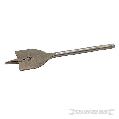 Mèche à bois plate en acier carbone de haute qualité - 38 mm - SILVERLINE