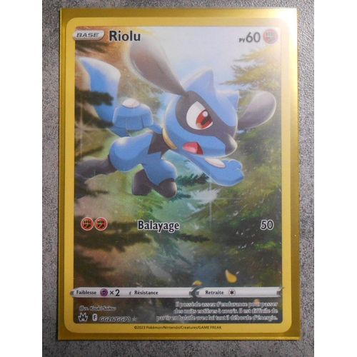 Riolu Fa Gg26 - Eb 12.5 - Zénith Suprême - Vf