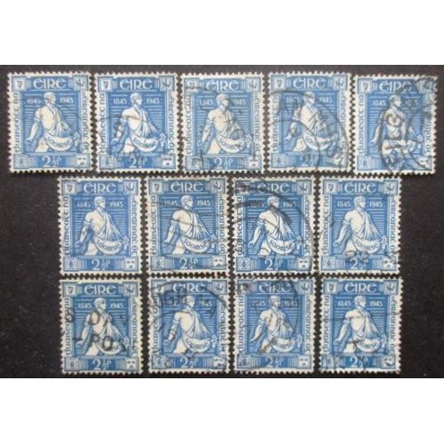 Irlande N°102 X 13 Oblitéré