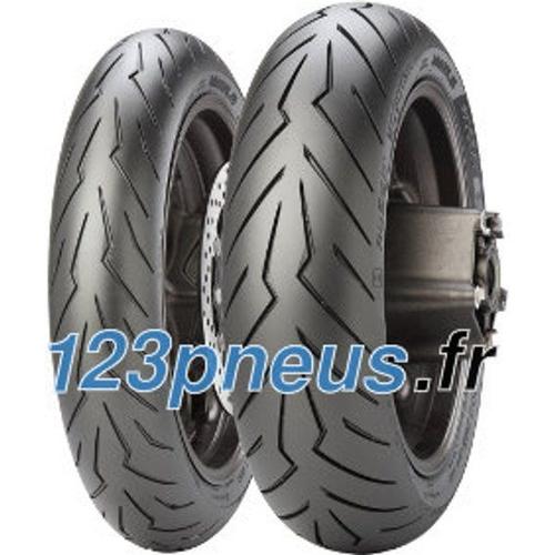 Pneu Moto - Pirelli Diablo Rosso Scooter ( 110/70-13 RF TL 54S roue arrière, M/C, Roue avant )