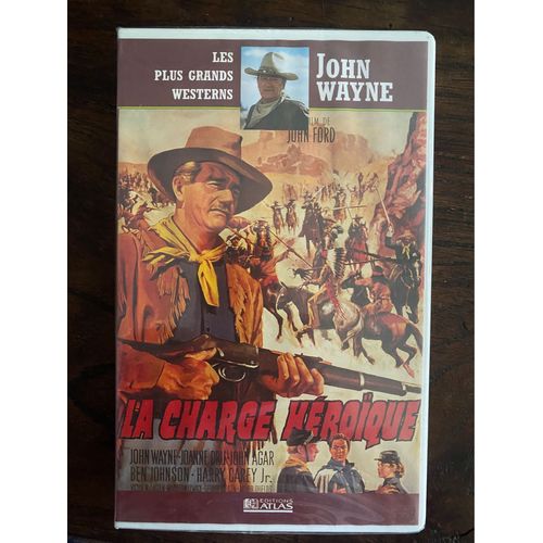 Vhs Neuve Sous Blister La Charge Héroïque Avec John Wayne 