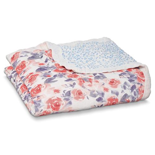 Couverture De Rêve Silky Soft Watercolour Garden Roses - Aden + Anais