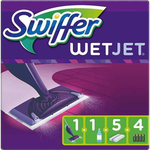 SWIFFER WetJet Balai Spray Kit De Démarrage Pour Tous Types De Sol