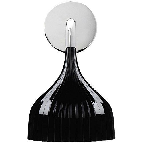 Kartell Lampe Murale Applique E' È (Opaque Noir - Polycarbonate 2.0 À Partir De Matière Première Renouvelable)