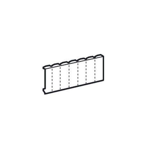 Legrand LEG01665 Obturateur 18 modules séparables Gris