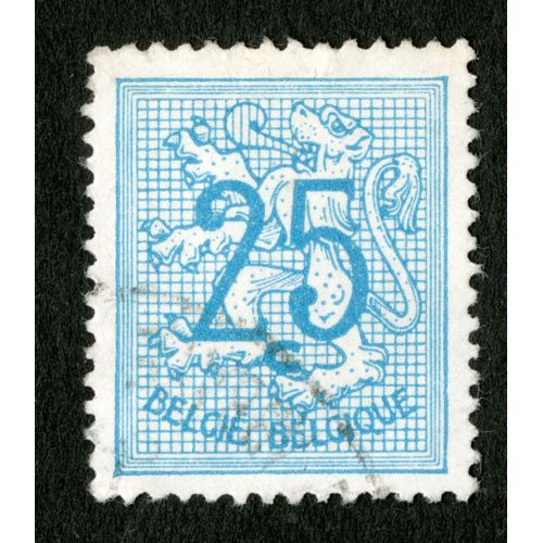 Timbre Oblitéré Belgie, Belgique, 25