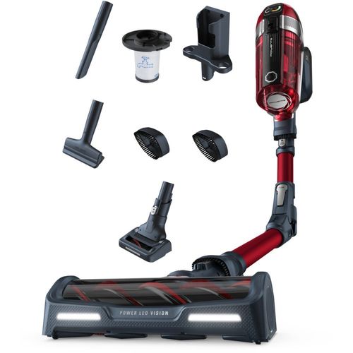 Rowenta X-Force Flex 11.60 RH9879WO Animal Care - Aspirateur - balai/à main (2-en-1) - sans sac - sans fil - rouge royal/gris
