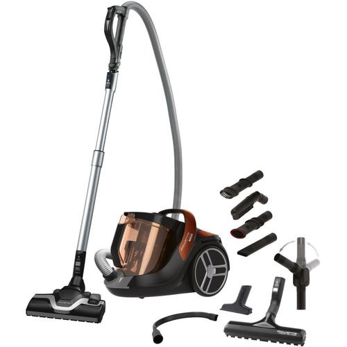 Rowenta Silence Force Cyclonic RO7274EA - Aspirateur - traineau - sans sac - orange/gris