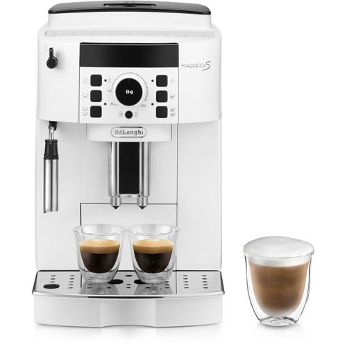 De'Longhi Magnifica S ECAM 21.117.W - Machine à café automatique avec buse vapeur "Cappuccino" - 15 bar - 14 tasses - blanc