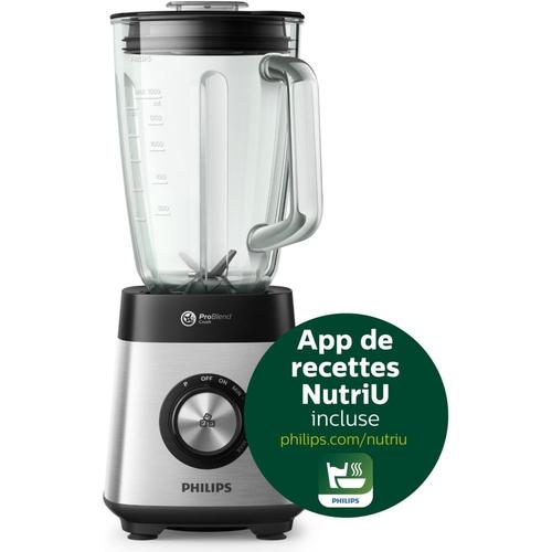 Philips Series 5000 HR3571 - Bol mixeur blender - 2 litres - 1 kWatt - métallique