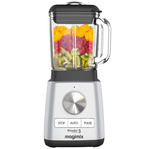 Magimix Blender Power 3 - Bol mixeur blender - 1.2 litres - Chrome mat