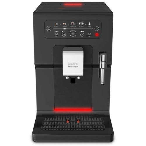 Krups Essential YY4371FD Intuition - Machine à café automatique avec buse vapeur "Cappuccino" - 15 bar - noir