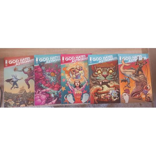 God Hates Astronauts 1 À 5 - Lot Comics En Anglais - Image