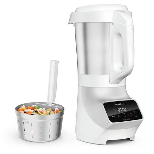 Moulinex Soup & Plus LM926B00 - Mixeur/cuiseur - 2 litres - 1.1 kWatt - argent / blanc