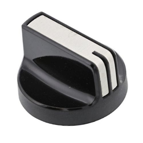 Bouton noir d'origine - Plaque de cuisson (140075034102 FAURE)