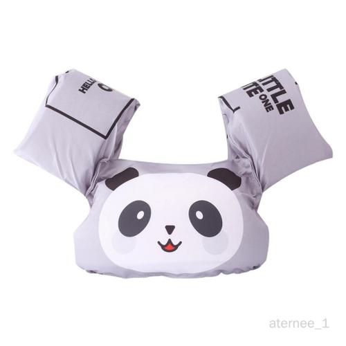 Aternee Deluxe Enfants Flotteurs De Natation Garçons Filles Nager Brassards Flottants Gris Panda Panda Gris