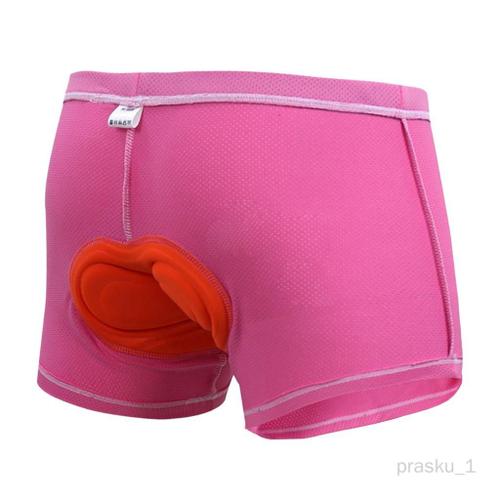 Homme Et Femme Cyclisme Pantalons Courts Cyclisme Sous-Vêtements Vélo Sous-Vêtements Shorts 3d Rose L