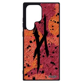 Coque Silicone Galaxy S23 Ultra Signe Du Zodiaque Poisson Original Calligraphie Case Smartphone Peinture Rouge Horoscope De Samsung