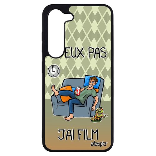 Coque Silicone J'peux Pas J'ai Film Pour Galaxy S23+ Plus Bd Dessin Animé Vert Caoutchouc Drole 7e Art Humour Texte Etui Je Samsung