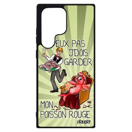 Coque Silicone J'peux Pas J'dois Garder Mon Poisson Rouge Samsung Galaxy S23 Ultra Telephone Cadeau Noel Portable Bd De Protection