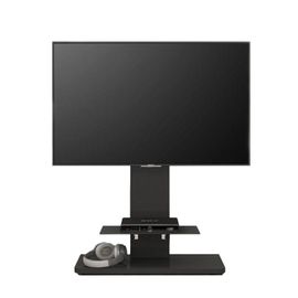 Kairos Home Meuble Tv Torino Kt090neo Fino A 55" (Noir - Métal Et Verre)