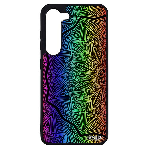 Coque Mandala Pour Samsung Galaxy S23+ Plus Silicone Indien Femme Case Geometrique Bouddhisme 4g Rosace Mystique Etui Jolie Zen Rose