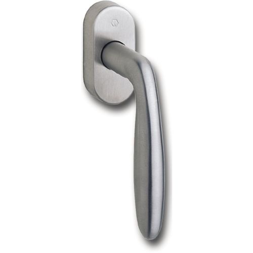 Hoppe Poignée de fenêtre Verona, Carré 7 x 32 mm, effet acier inoxydable, 8102154