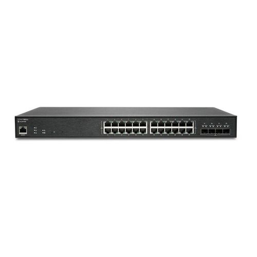 SonicWall Switch SWS14-24FPOE - Commutateur - Géré - 24 x 10/100/1000 (PoE+) + 4 x 10 Gigabit SFP+ - Montable sur rack - PoE+ (410 W)