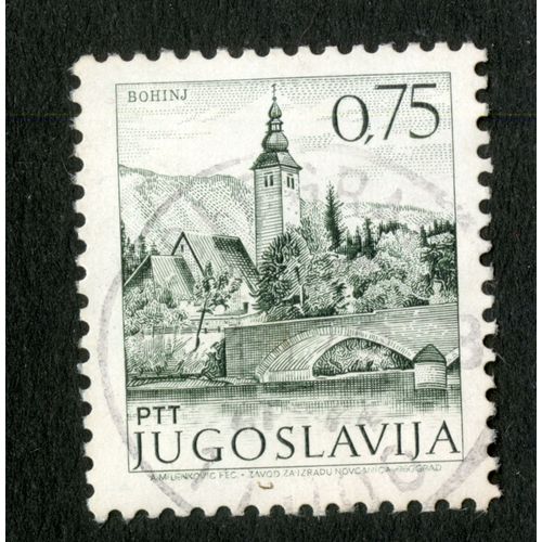 Timbre Jugoslavija, Ptt, Bohinj, 0,75