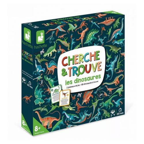 Jeu D'observation Cherche Et Trouve Les Dinosaures - Janod
