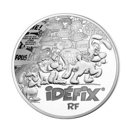 60 Ans D'astérix 10 Euros Belle Epreuve Idefix