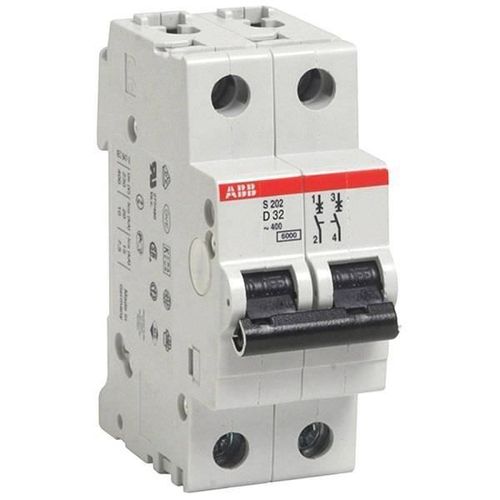 ABB 352266 - Disjoncteur S202 2P 32A 10KA - courbe D - à vis