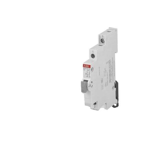 Bouton poussoir modulaire 1NO / 1NC ABB Largeur ? module. 1 contact NO, 1 contact NF. Calibre : 16A.