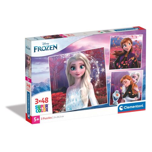 Puzzle Enfant 3x48 Pièces - La Reine Des Neiges