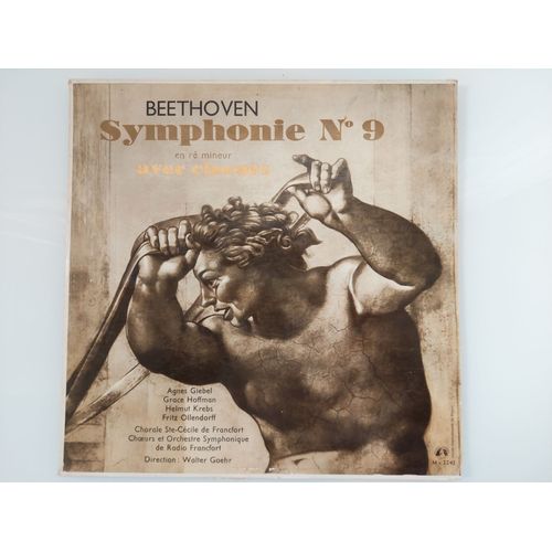 Disque Vinyle 33 Tours Beethoven Symphonie N°9 En Ré Mineur Avec Choeurs - Direction Walter Goehr