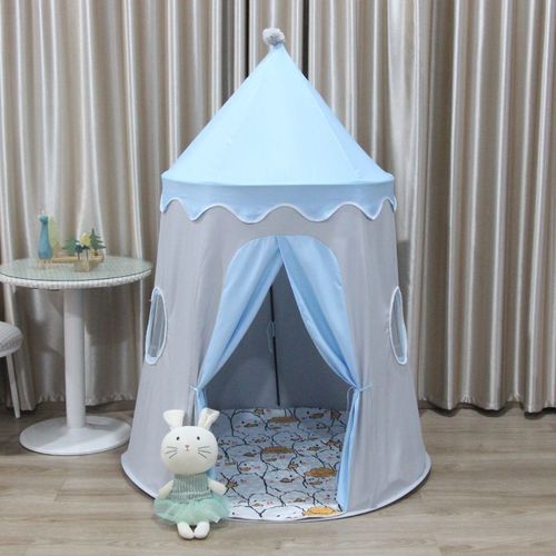Tente Jouet Pour Enfants,Jeu D'intérieur Et D'extérieur,Château De Princesse Tipi De Jardin,Jouets Mignons Pliants,Tente De Chambre De Bébé,Tipi De Maison,Cadeaux De Jouets - Type Blue