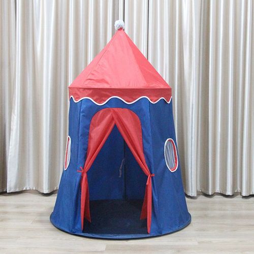 Tente Jouet Pour Enfants,Jeu D'intérieur Et D'extérieur,Château De Princesse Tipi De Jardin,Jouets Mignons Pliants,Tente De Chambre De Bébé,Tipi De Maison,Cadeaux De Jouets - Type Red With Blue