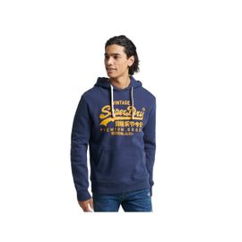 Sweat Superdry Vintage Logo Heritage Homme Bleu