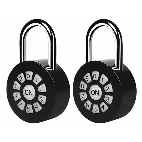 2 cadenas connectés et intelligents à code