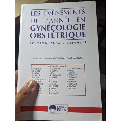 Les Évènements De L'année Gynécologue Obstétrique   Volume 5