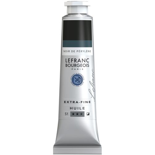 Peinture À L'huile - Extra-Fine - Noir De Pérylène - 806 - Lefranc Bourgeois - 40ml