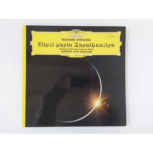 Disque Vinyle 33 Tours Strauss - Ainsi Parla Zarathoustra - Herbert Von Karajan
