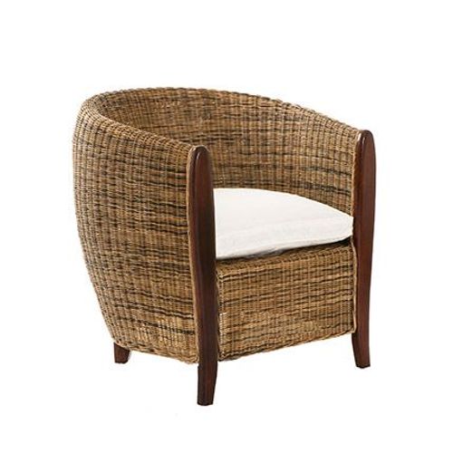 Cabriolet En Rotin Avec Coussin - Lorin