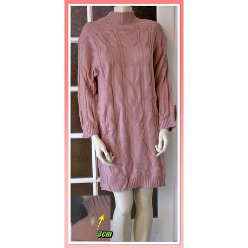 Robe Pull Mailles Torsadées - Taille M