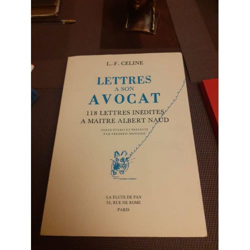 Céline, Louis Ferdinand,  Lettres À Son Av6