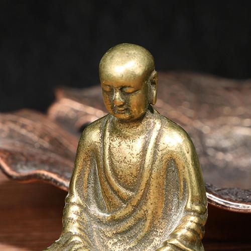 Statue Bouddha Amitabha en cuivre