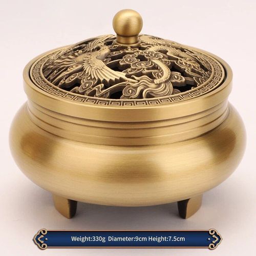 Brûleur d'encens antique chinois en laiton,diffuseur d'arômes,cadre de diffuseur d'arômes,décoration de bureau à domicile,salon et chambre à coucher