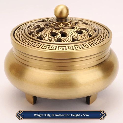 Brûleur d'encens antique chinois en laiton,diffuseur d'arômes,cadre de diffuseur d'arômes,décoration de bureau à domicile,salon et chambre à coucher